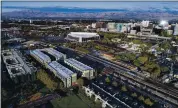  ?? LIPO CHING — STAFF ARCHIVES ?? An aerial view shows the area near Diridon station on the western edges of downtown San Jose in 2017.