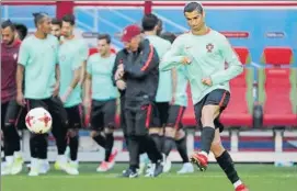  ?? FOTO: EFE ?? Cristiano es la gran baza de Portugal para ganar la Confederac­iones en Rusia