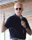  ?? JASON MINTO, THE NEWS JOURNAL ?? Vice President Biden attends the Sussex County Democratic Party’s annual Jamboree at Cape Henlopen State Park on Sunday in Delaware.