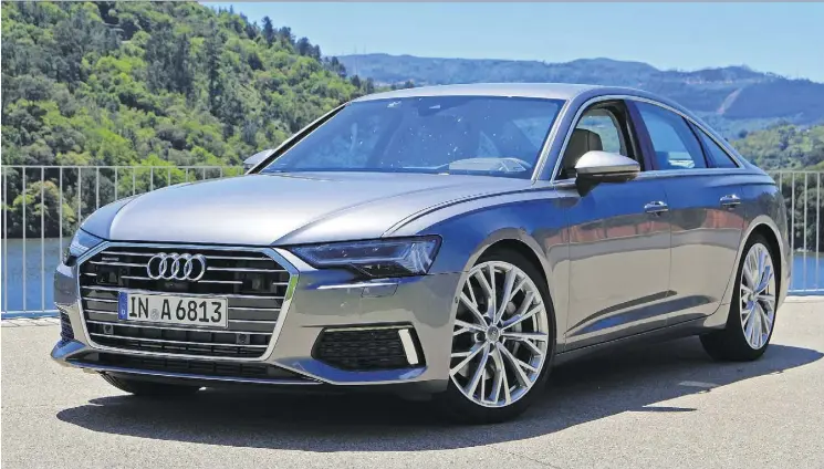  ?? PHOTOS: GRAEME FLETCHER ?? The 2019 Audi A6 goes from zero to 100 km/h in 5.1 seconds on the way to a top speed of 250 km/h.