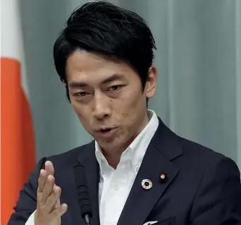  ??  ?? Figlio d’arte
Il ministro dell’ambiente giapponese, Shinjiro Koizumi, è figlio di uno dei premieri più amati, Junichiro