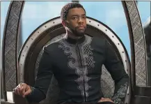 ?? MARVEL STUDIOS-DISNEY ?? A superhero movie has never won a best picture award, but in a year with no runaway favorite, “Black Panther,” starring Chadwick Boseman, could break that streak.