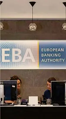  ??  ?? L’Authority bancaria europea.
L’Eba è stata tra i primi ad anticipare Brexit e due anni fa si è trasferita a Parigi