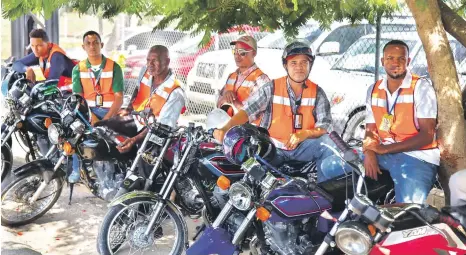  ?? ARCHIVO /LD ?? Las autoridade­s ignoran la cantidad de paradas de motoconchi­stas que funcionan en el Distrito Nacional.