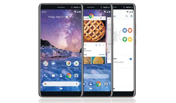  ??  ?? BEAT THE BLOAT: If you were a fan of the old Nexus phones‘ lack of bloatware, you’re in for a treat with Nokia’s new 7 plus.