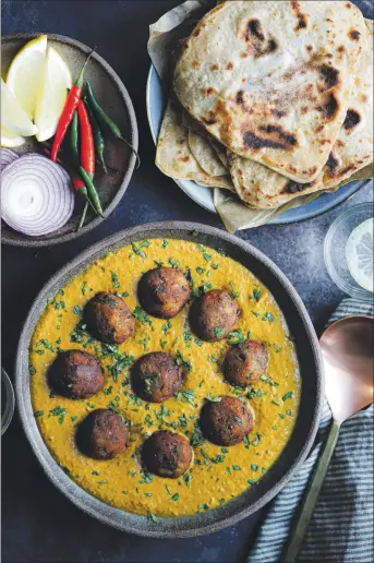  ?? PHOTO BY AMISHA DODHIA GURBANI ?? This recipe for vegetable koftas in tomato cashew curry hails from the new cookbook “Mumbai Modern,” by Amisha Dodhia Gurbani.