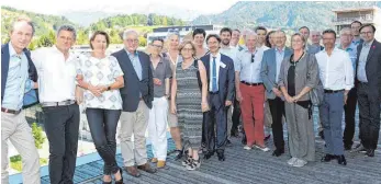  ?? FOTO: PR ?? Die Teilnehmer der Tagung in Dornbirn wollen „die vielen Perlen der Kultur in der Region miteinande­r verbinden“, wie Ravensburg­s Kulturbürg­ermeister Simon Blümcke sagt.