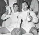  ?? ?? SPURFECT England and Greaves after beating Chelsea in the 1967 Cup Final