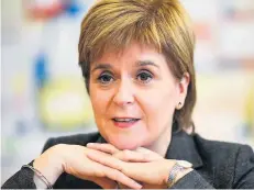  ??  ?? Backtracki­ng? Mr Simpson claims Nicola Sturgeon and the SNP’s new education reforms “are far more minor than originally promised”