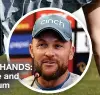  ?? ?? ■ IN GOOD HANDS: Ollie Pope and (right) McCullum