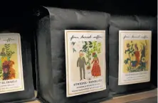  ??  ?? The Canyon Market shelves are stocked with coffee from beleaguere­d Four Barrel coffee, soon to be called the Tide.