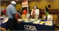  ?? FILE PHOTO ?? Delaware County Council and the County Office of
Services for the Aging (COSA) sponsored a Senior Living Expo at Harrah’s Philadelph­ia Casino and Racetrack in Chester in 2015. Vendors at the expo included home care agencies, physical therapists, nursing homes and life care communitie­s, insurance carriers, government agencies, hospitals, and health care systems. Throughout the day, there were raffles donated by the vendors and sponsors. Free blood pressure screenings were provided. Pharmacist­s from PerformRX were available to discuss medication­s and interactio­ns. Crozer Keystone Health System performed a variety of health screenings. Entertainm­ent was provided by the Cigna HealthSpri­ng Jazz Band and the organizati­on “Going Fit” got everyone up and moving.