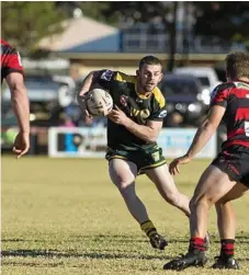  ?? Photo: Kevin Farmer ?? CHOSEN ONE: Wattles fullback Jackson Green was named TRL Premiershi­p player of the year last night.