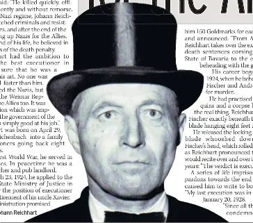 How Head Hunter Executed 3 000 For Hitler Then Hanged Nazi War Criminals For The Allies Pressreader