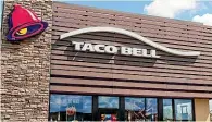  ??  ?? Restaurant chain Taco Bell will open its first New Zealand outlet today in West Auckland. There are plans to open 25 stores nationwide by 2024.