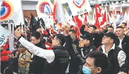  ?? ESPECIAL ?? Solo 13% de los trabajador­es está afiliado a una organizaci­ón.