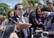  ?? PABLO MARTINEZ MONSIVAIS — THE ASSOCIATED PRESS FILE ?? White House communicat­ions director Anthony Scaramucci speaks to members of the media at the White House in Washington.