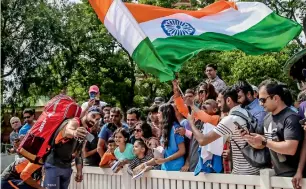  ?? AP ?? Virat Kohli with the fans during a training session in Sydney ahead of the fourth Test on Wednesday. —