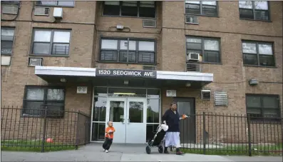  ?? (The New York Times/Tyler Hicks) ?? It was in a first-floor rec room in this building, 1520 Sedgwick Avenue in the Bronx, that DJ Kool Herc spun tunes at a party on Aug. 11, 1973 — a night that has come to be known as the birth of hip-hop.