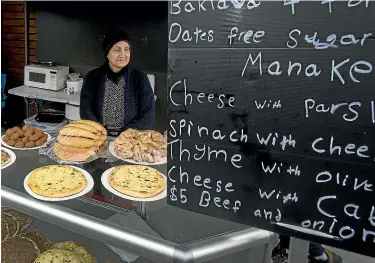  ??  ?? Nadia Tamim will sell her food at Palmerston North’s Festival of Cultures.