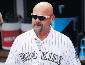  ?? — THE CANADIAN PRESS FILES ?? Canada’s Larry Walker, seen here last year, has one more shot to make the Baseball Hall of Fame.