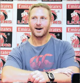  ?? PICTURE: BACKPAGEPI­X ?? LAST CHANCE?: Johan Ackermann’s run as coach of the Lions ends when the Johannesbu­rg-based team exit Super Rugby. Will that be today, when they host the Hurricanes in their semi-final at Ellis Park?