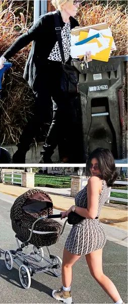 Kylie Jenner Has A Fendi Logo Baby Stroller