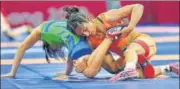  ?? HT FILE PHOTO ?? 2018 Asian Games gold medalist Vinesh Phogat (right) has refused to attend the national camp in Lucknow due to corona.