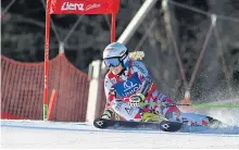  ?? APA/AFP ?? Eva-Maria Brem möchte in Flachau auf das Podest carven.