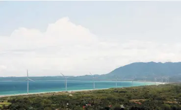  ?? ?? Bangui Wind Farm in Ilocos