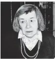  ?? FOTO: AKG-IMAGES/DIETER E. HOPPE ?? Patricia Highsmith ist neben Agatha Christie die populärste Kriminalro­manautorin.