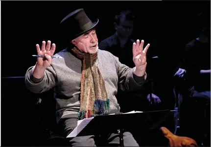  ?? Bah Humbug! ?? At the Gateway Theatre, Russell Roberts (left, David Cooper photo) stays true to Charles Dickens’s novella in A Christmas Carol, while Jim Byrnes takes Scrooge to the modern-day Downtown Eastside in