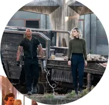  ??  ?? ACTION CHOPS
Kirby slotted effortless­ly into actioners Hobbs & Shaw [above] and Mission: Impossible – Fallout [left].