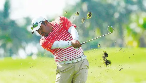  ??  ?? Jesús Rodríguez, finalizó con un total de 69 golpes la primer jornada del torneo.