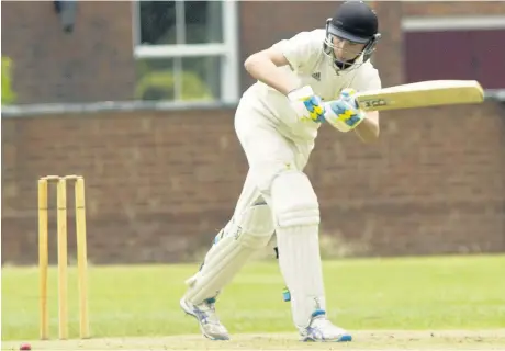  ?? Teenager Tom Hartley played a mature innings to save Ormskirk CC from defeat ??