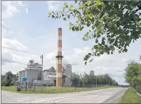  ?? CP PHOTO/ANDREW VAUGHAN ?? The Lafarge cement plant is seen in Brookfield, N.S., on Wednesday. A longdorman­t community group in Nova Scotia is assembling again to oppose a company’s plan to burn tires in a kiln it uses to make cement.