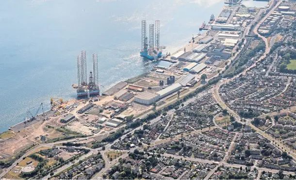  ??  ?? “HUGE POTENTIAL”: The Port of Dundee is looking into the advantages of becoming a freeport amid a “call to action” for the city to back the bid.