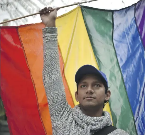  ?? YURI CORTEZ / AFP / GETTY IMAGES ?? LGBT activists would have the public believe that anyone who expresses a wish to be the other gender should be allowed and encouraged to do so, writes child psychiatri­st Susan Bradley.