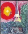  ?? OF CANADA NATIONAL GALLERY ?? The National Gallery of Canada no longer plans to sell The Eiffel Tower, by Marc Chagall.