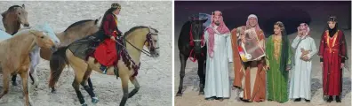  ?? AN photos by Huda Bashatah ?? ‘Asayel’ follows Fahad, a man from Diriyah, and his strong bond with his horse.