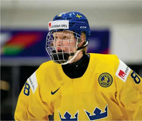  ?? Bild: JOEL MARKLUND/BILDBYRÅN ?? KLAR FÖR OS. Rasmus Dahlin blev nyligen uttagen i Rikard Grönborgs Os-trupp.