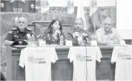  ?? Foto GERARDO AGUIRRE ?? En la rueda de prensa se explicó que el evento es para conmemorar el “Día internacio­nal contra el uso indebido y tráfico ilícito de drogas”.