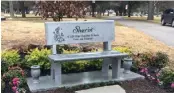  ??  ?? A permanent site in memory of Sherin Mathews was unveiled at an inter- faith ceremony at a cemetery in Dallas. — Twitter