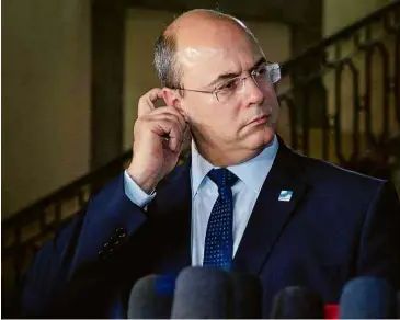  ?? Vanessa Ataliba/Zimel Press/Ag. O Globo ?? Wilson Witzel, 52
Ex-juiz federal nascido em Jundiaí (SP), foi eleito governador do Rio de Janeiro pelo PSC em sua primeira disputa eleitoral, em 2018