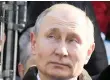  ??  ?? RUSSIAN President Vladimir Putin