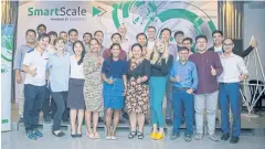  ??  ?? Participan­ts in the SmartScale entreprene­urship programme sponsored by the telecom operator Smart Axiata in Cambodia.