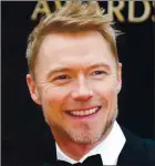  ??  ?? Ronan Keating See Question 15