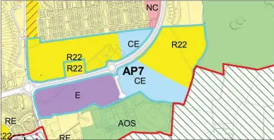  ??  ?? While a site has yet to be confirmed, there is currently land zoned CE (community and educationa­l) beside the Shorline running track and on the other side of the road from the primary school which is to be built next year.