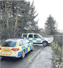  ??  ?? The crash closed the busy South Deeside road for several hours while investigat­ors carried out inquiries.