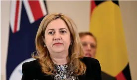  ?? Photograph: Darren England/AAP ?? Queensland premier Annastacia Palaszczuk says a new renewables target of 70% by 2032 will also be legislated.